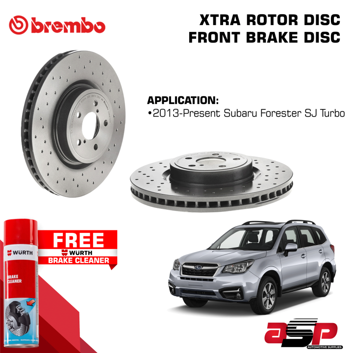 Brembo XTRA Front Brake Disc / Rotor Disc For Subaru Forester SJ XT