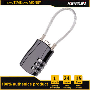 KIPRUN 3 Digit Combination Lock Luggage Locks Resettable 3 Digit Padlocks with Zinc Alloy Body for School Gym Locker