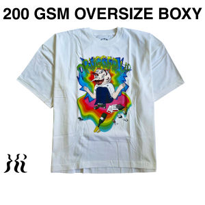 May You Rise Oversize Tee 200 GSM Drugged Up Kaos Oversize T-Shirt