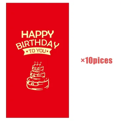 [IN SG STOCK]2026 Happy Birthday Red Packet HongBao AngPao Cash Envelope Chinese Birthday Gift Singapore Ready Stock