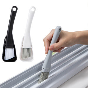 2 In 1 Window Groove Cleaning Brush Windows Slot Cleaner for Door Floor Gap Keyboard Brush+Dustpan Household Cleaning Tools Kit