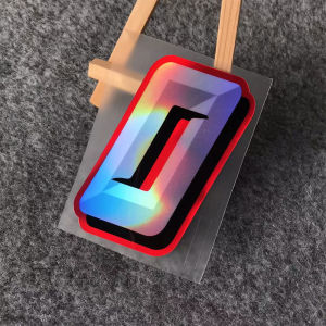 Laser Reflective Sticker Number DIY Racing Number Sticker Motorcycle Helmet Decorative Sticker