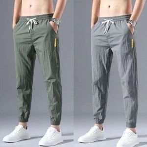 Casual sports Pants for Men summer 2022 New Fashion Lightweight Loose Cool Jogger Big Size sweatpants