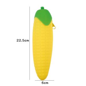 FOUNDTWO silicone sức chứa dễ thương hộp bút trang văn phòng phẩm túi bút chì rau