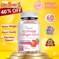 NATURE GLOW Glutathione Collagen 100% Original Collagen Gummy Whitening Glutathione Gummies Anti-Aging Skin Beauty. 