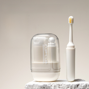 💕Travel Mouthwash Cup💕Portable Three-in-One Wash Set Travel Wash Set Toothpaste and Toothbrush Storage旅行牙刷杯