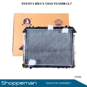 12286 TOYOTA HILUX VIGO TGN16R 2.7 V4 G RADIATOR ASSEMBLY M/T 500x648x26mm PA26 1ROW 16400-OC200 16400-OC220 16400-OC180