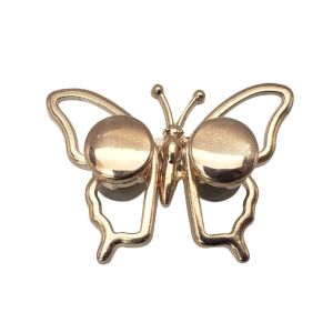 CHUN053634 Alloy Butterfly Waist Buckle Detachable Butterfly Shape Waist Cinch Buckle Adjustable Jeans Waist Tool Skirts