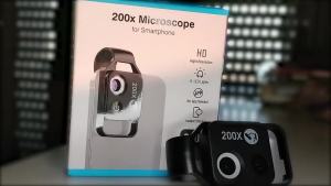 APEXEL MS002 200X Phone Microscope  Phone Clip for Plant Insect Hair Skin Observation Jewelry Jade Appraisal Electronics