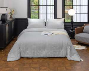 bubblegauze threepiece quilt set is soft comfortable safe and suitable for sensitive skin