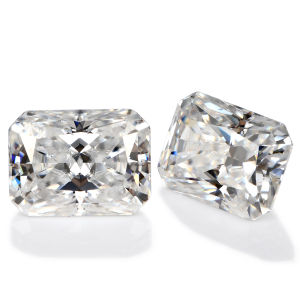 (Size 3x5 mm) Kim cương nhân tạo Moissanite giác cắt Radiant