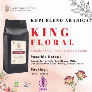 King Floral Specialty Arabica Kopi biji bubuk Coffee by semekar Roasted