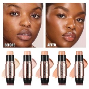 FEELING WELL หัวคู่ แท่งคอนทัวร์ครีม ทนทาน ป้องกันรอยเปื้อน รองพื้น ใช้งานง่าย นุ่มนวล คอนซีลเลอร์หน้าสองหัว ฝ้า