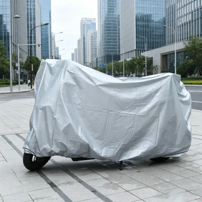 4Layer Heavy Duty Motorcycle Cover Waterproof Dustproof All-Weather Protection for Outdoor
