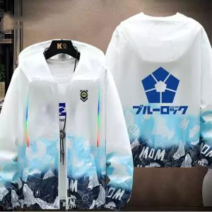 YB BLUE LOCK Mikage Reo Isagi Yoichi hooded sun protection coat UPF 50 cloth jacket cosplay cloth BY