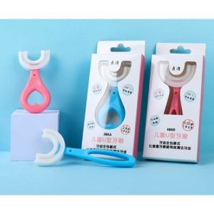 Sikat Gigi Anak Bahan silikon tipe U / Training Toothbrush Tipe U