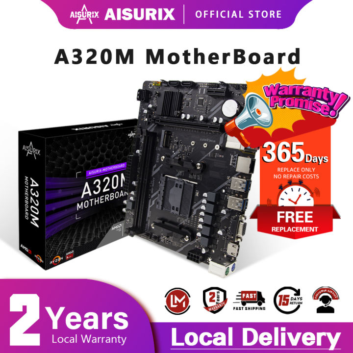 Ryzen A320 Itx Asrock StoneTaskin Original Thin Mini Motherboard