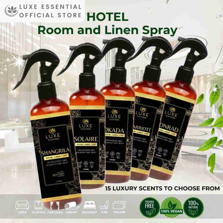 Luxe Essential Hotel Scent Fragrance Room Linen Disinfectant Spray