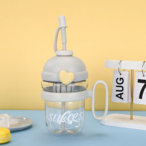 Botol Minum Jumbo Bentuk Lucu / Botol Minum Gym Ukuran 1400ml Sedotan + Gagang BOTOL 3089 - SC