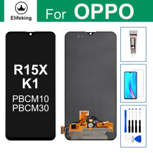 6.4 lcd cho Oppo r15x pbcm10/K1 pbcm30 hiển thị bộ linh kiện số của màn hình cảm ứng thay thế + Công cụ + Kính cường lực + Keo