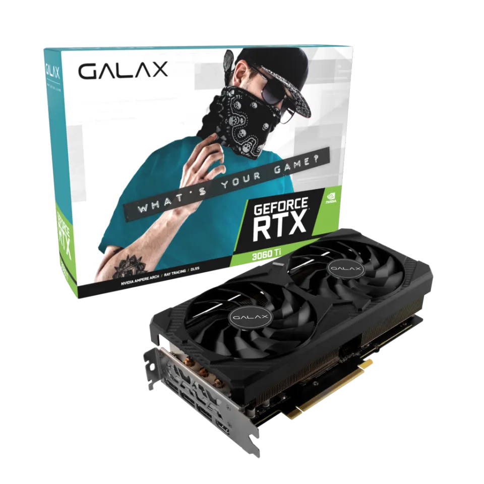 GALAX Geforce RTX 3060 Ti 8GB 1-Click OC GDDR6 VGA RTX3060 Ti 256-bit