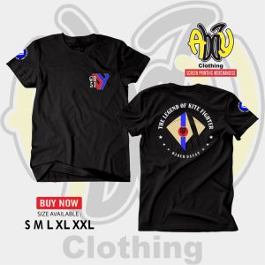 Kaos Lengan Pendek Dan Panjang Hitam Komunitas Layangan Adu GB51 BABEH DAYAT