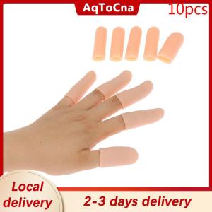 [COD] AqToCna Ship within 24 hours 10pcs set Silicone Gel Tube Hand Bandage Finger Protector Pain Relief Thumb Cap