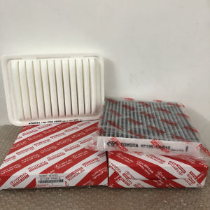 TOYOTA ALTIS/WISH/VIOS AIR FILTER 17801-OT020+AIRCOND CABIN FILTER