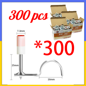 ดอกตะปู ตะปูรุ่นมีรูแขวน ใช้คู่กับเครื่องยิงดอกตะปูแรงดันสูงตะปูยึดท่อ ตะปูแรงอัดสูงตะปูแรงดันสูง100/200/300/400/500ชิ้นตะปูเครื่องยิงดอกตะปูแรงดันสูง