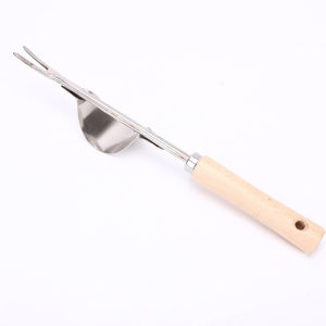 Alat Pencabut Rumput Liar Stainless Steel 12in Akar Tanaman Liar Manual Untuk Berkebun Garden Tool