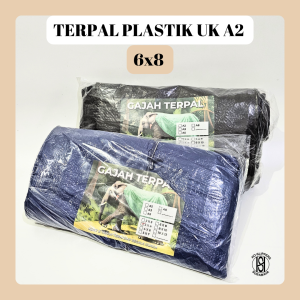 Cap Gajah TERPAL UK 6X8 PLASTIK TERPAL A2