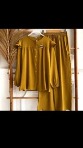 Stelan Crinkle Airflow Terbaru / Reva One Set LD JUMBO 115 Full Kancing BUSUI FRIENDLY