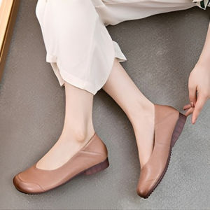 Minimalist Commuting Egg Roll Shoes for Autumn Spring and Autumn Urban Professionals Soft Non-Chafing Fashionable