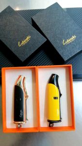 LUBINSKI Cigar Cigarette Tobacco Lighter Single Torch Jet Flame