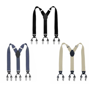 Adjustable Suspenders Classical Woven Suspenders Perfect for Casual Occasion Upgraded Outfit Style for Carnivals Party