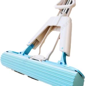 [Remove Stain Dust No Watermarks] Super Absorbent And Thickened Fish Scale Mop Folding Triple Squeeze Water Wet Dry Dual-use Household Mops