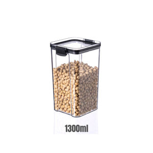 460/700/1300/1800ML Food Milk Storage Container Kitchen Seal Storage Tank Miscellaneous Grain Fresh-keeping Box Dry Fruit Spices Tea Sealed Can【earphea】