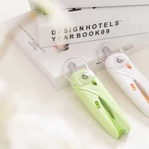 Pet Nail Clippers LED Light Pet nail clipper For cats and dogs Belt LED Light-guided bloodline tape with safety lock and anti-scratch cat and dog nail trimmer round-hole pet grooming clipper