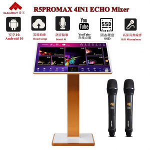 InAndOn Karaoke playerR5PROMAX 4IN1 ECHO Mixer 19.5 Touch Screen500G SSD(固态硬盘)10K Local songsCloud downloadAndroid 10. MicrophoneAIRecord.