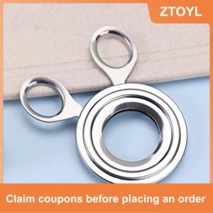 【ZTOYL】 Luộc trứng cắt trứng cắt kéo công cụ nhà bếp thép không gỉ trứng cắt luộc vỏ trứng cắt kéo công cụ phụ kiện nhà bếp