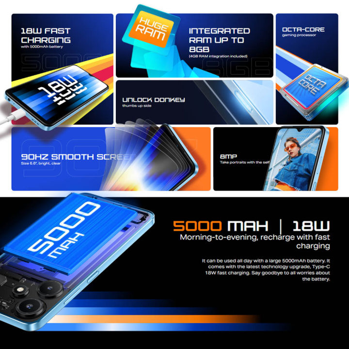 Infinix%20Hot%2030i%20Smartphone%20%7C%204GB+128GB/8GB+128GB%20%7C%20Unisoc%20T606%20%7C%2090Hz%206.6%E2%80%9D%20HD+%20Display%20%7C%205000mAh%20Battery%20%7C%2018W%20Fast%20Charge%20-%20Image%202