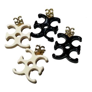 Fashionable Letter Shaped Dangle Earrings Portable Resin With Comfortable Wear Posts Accessory for Trendy Outfits