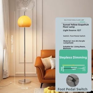 VALUEPULSE Sofa Bedhead Lighting Mushroom Floor Lamp Atmosphere Corridor Living Room Bedroom Lamp Art Decor 3 Colors Mode Home Decor Lamp