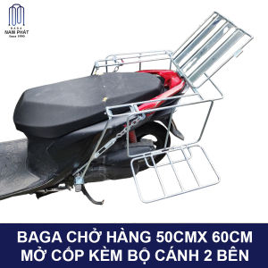 [Giá VAT] Khung Chở hàng Mở Cốp Đổ Xăng 50cmx60cm Kèm Bộ Cánh Cho Hang Airblade Exciter Winner Jupiter AB Ex Win Ju thồ