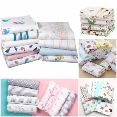 Coolbi Kids Flannel Baby Blanket Multi Functional Blanket Newborn Infant Baby Soft Cotton Covering Random Design (Sold Per Piece)
