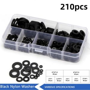 Nylon Pat round Rubber Gasket Plastic Thickened Insulation Flat Pad Plastic Screws Washer M2-M10