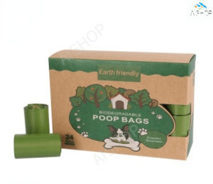 Biodegradable Dog Poop Bag Pet Cat Waste Poop Clean Pick Up Garbage Bag/Poop Bag/Trash Bag [SG Seller]
