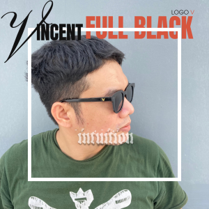 KACAMATA VINCENT - FULL BLACK