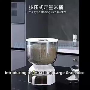 5-10KG Automatic Rice Dispenser Insect-proof Rice Storage  Rice Bucket Storage Grain Conner