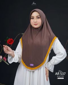Kerudung Instan Ar 537 Hijab Arrafi Terbaru Variasi Renda / Ar 537 / JIlbab Jersey Instan